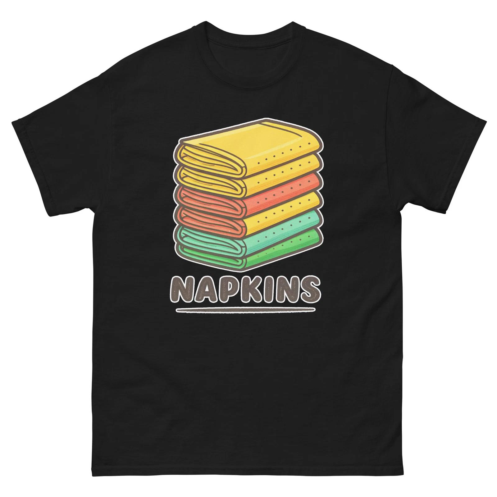 Napkins Party Supplies Items Birthday Event T-Shirt L