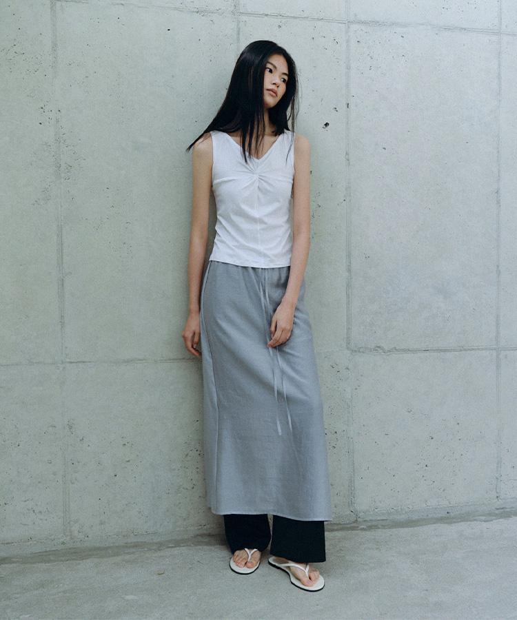 Kasel Soft Twist Sleeveless, White