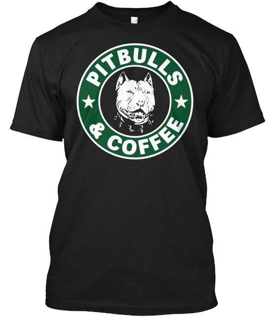 Pitbull And Coffee T-Shirt M