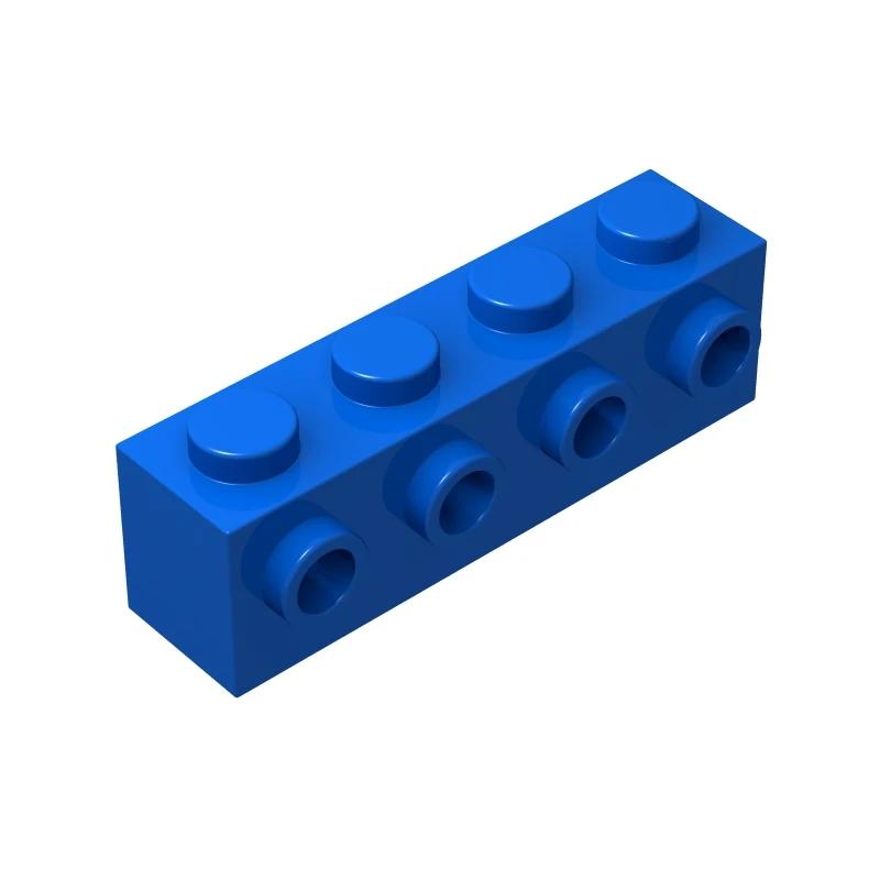 100 Stück MOC Partikel 30414 Stein Modifiziert 1 x 4 mit Noppen an der Seite Bausteine DIY Kompatibel Zusammenbauten High-Tech Spielzeug