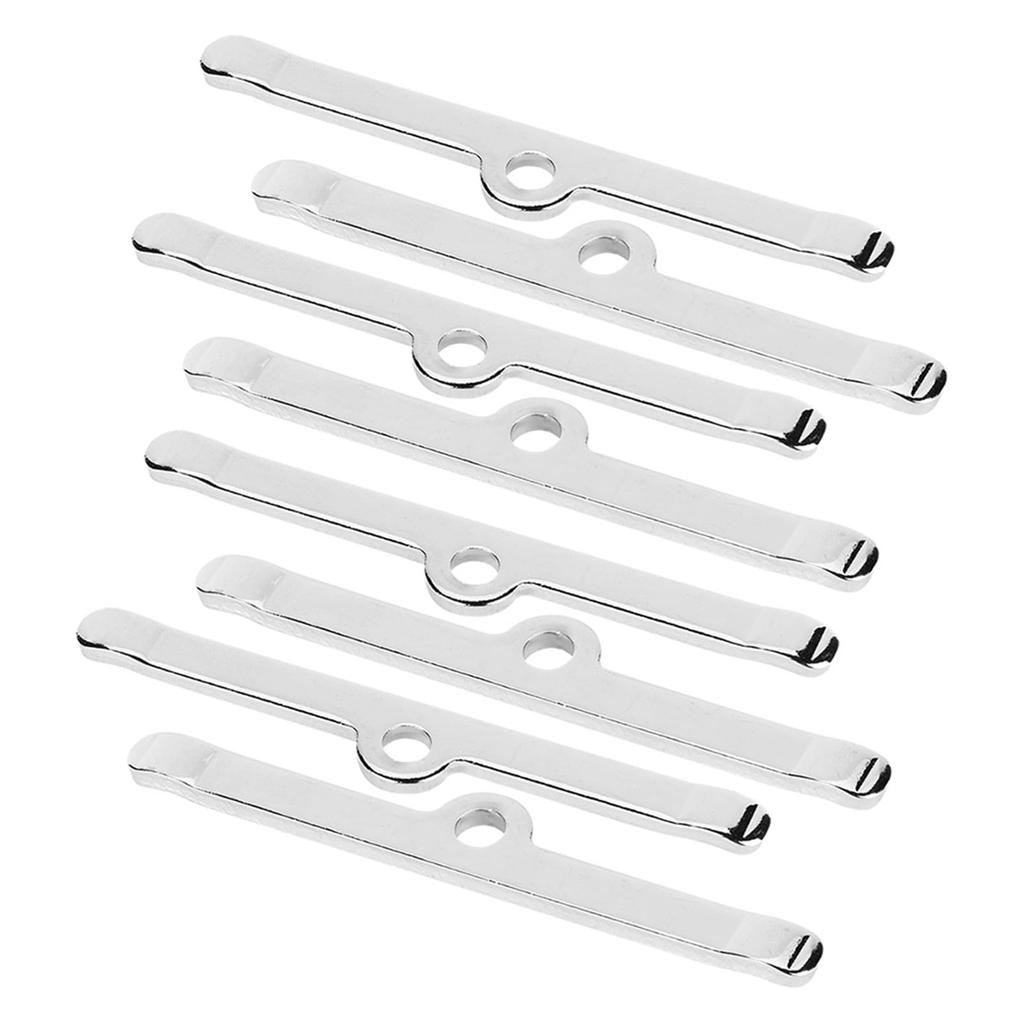 Chrome Valve Cover Spreader Bar Set for Chevrolet 283 305 327 350 Engine