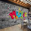 Musical Large Wall Mural Graffiti Wallpaper Abstract Art Graffiti Wall Mural for Kids Room Nursery Bedroom Home Decor Poster Wallpaper