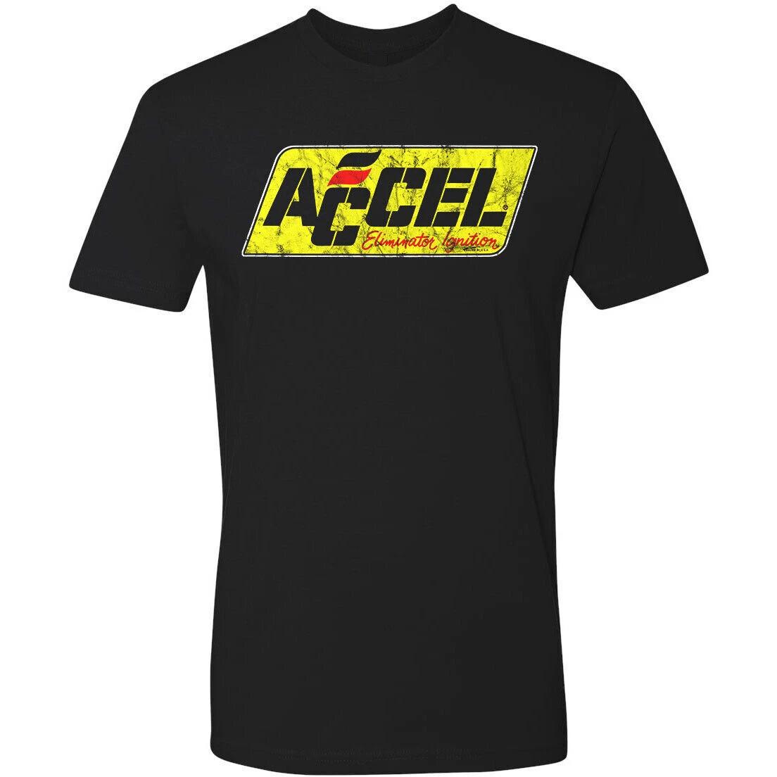 

Retro Hot Rod Tee T Shirt Accel Eliminator Ignition Speed Shop Garage Mechanic S