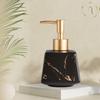 Keramisk flytande tvåldispenser för badrum (260 ml) - Handtvålflaska med marmorfinish för köket - Tvåldispenser