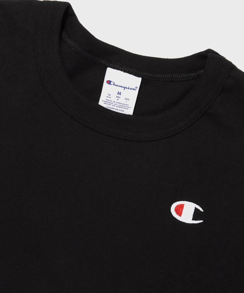 CHAMPION Women'S Boyfriend Crop Long Sleeve T-Shirt Black