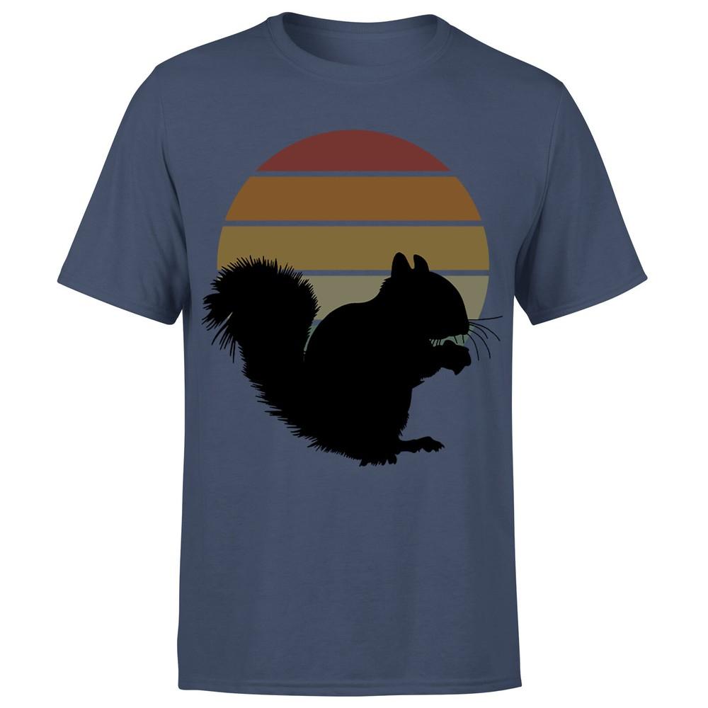 Squirrel Retro Vintage Funny Adults Unisexs Tshirt P1OrA
