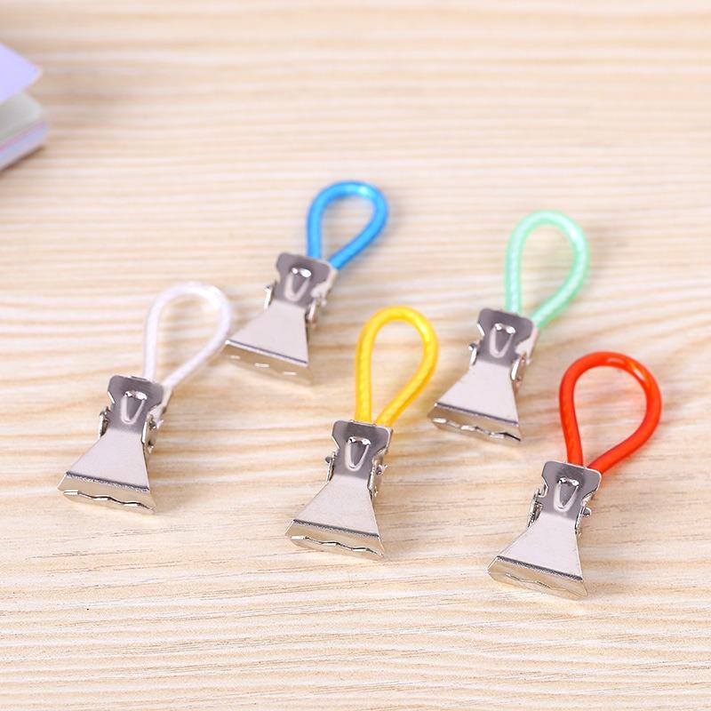 5PCS/Set Fashionable Loops Hooks Hand Towel Hangers Clothes Pegs Clip On Household Towel Hanging Clips Kitchen
