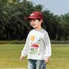 Nausicaa Spring 2025 Kids' Hand-Painted Korean-Style Cotton T-Shirt - Cute Long Sleeve for Boys & Girls
