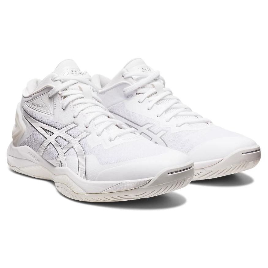 Asics Gel-Burst 27 Fashion Versatile Fabric Synthetic Leather Low-Top Basketball Shoes Men sneaker White 1063A066-100
