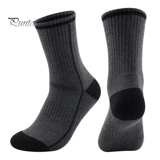 

1 пара термальных лыжных носков для женщин и мужчин, очень теплые утепленные зимние носки для ботинок, влагоотводящие, быстросохнущие, средней длины носки серый