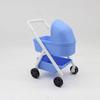 Bedroom Miniature Baby Stroller 1:12 Simulation Baby Bassinet Cart  Kids Toy