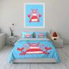 "Crab Themed Decorative Art Set" Soft Comfortable Duvet Cover Bedding Set Included 1*Duvet Cover & 2*Pillowcases Gift