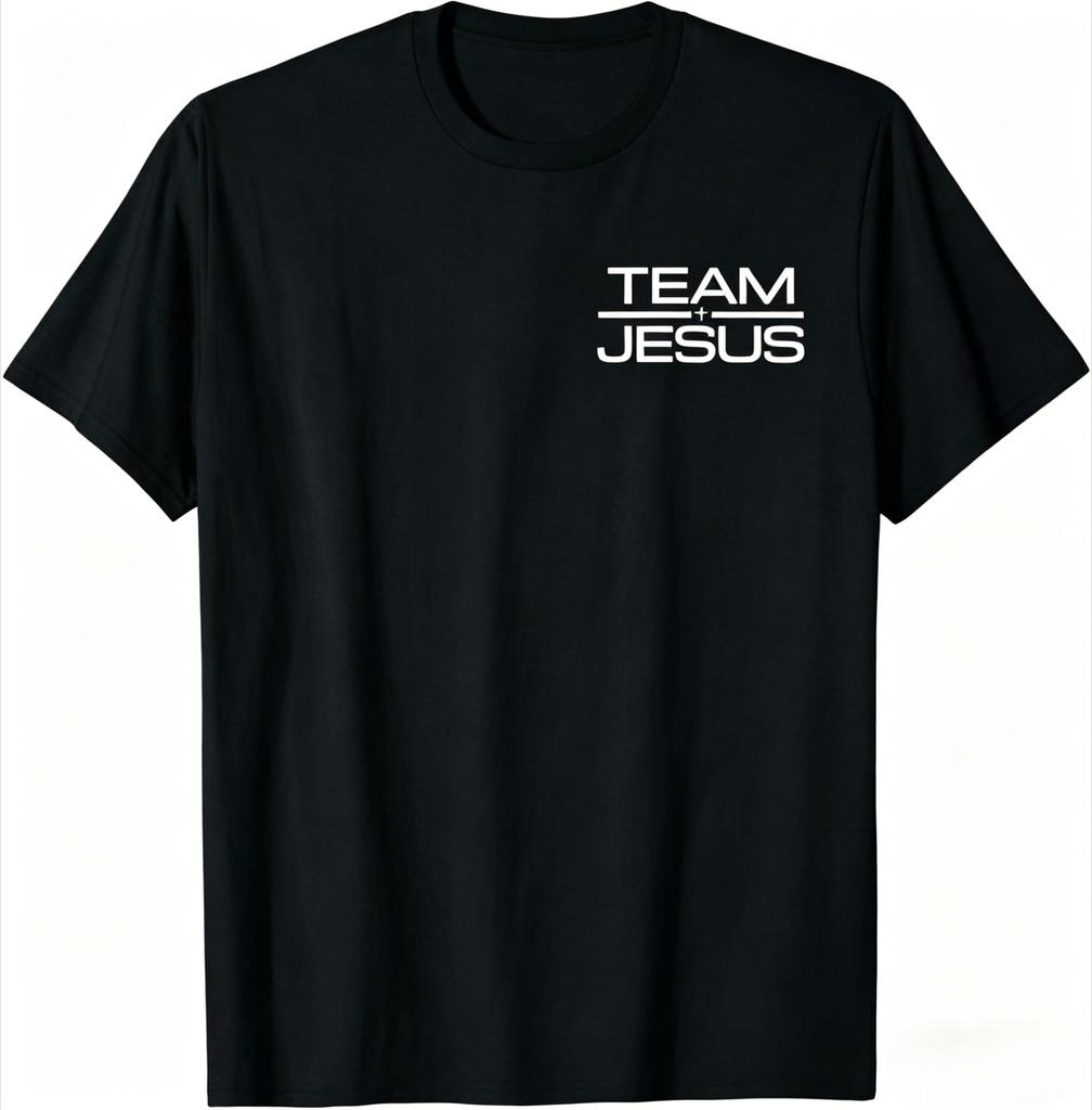 Funny Team Jesus Christian Faith Pray God Religious TShirt Funny Jesus T Shirt Unisexs Clothing Women Graphic 2026 Summer T Shirt