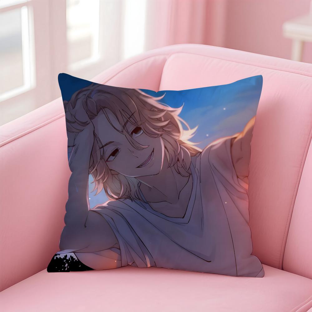 Animetokyo Revengers Cushion Cover Comfortable Reversible Pillow Cover Ideal For Car Sofa Bedroom & Beyond