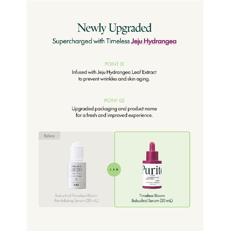PURITO SEOUL Timeless Bloom Bakuchiol Serum 30ml