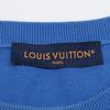 LOUIS VUITTON [Domestic Regular/24Stainless Steel] RM241MQ Z34 HQN40W Cotton Sleeve Monogram Knit Sweater tops M blueUsed