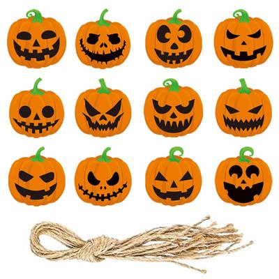 Halloweenské dekorace ozdoby 12 16 kusů Roztomilá nástěnná závěsná Party dekorace Pavučina Dýňový díl sada