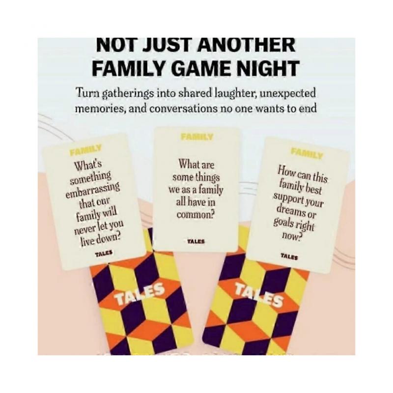150 Conversation Starter Cards Family Edition for Family Gathering Party Travel New