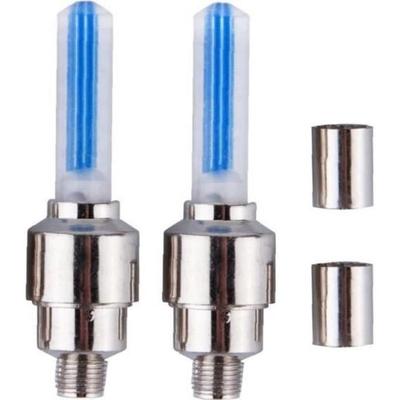CA08904-2pcs LED Wheel Lights Bicycle Wheel Lights TIRE TIRE TIRE Valve Cap LED NEON Flash Lamp for Car Bicycle Bicycle Ble