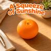 Simulierte Orange Knetbarer Stressball Knackendes Geräusch Fidget Spielzeug Squishy Spielzeug Stressabbau