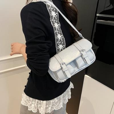 Underarm Bag Women's Large-capacity New Spring and Summer Niche Retro Shoulder Handbag Crossbody Pillow Bag