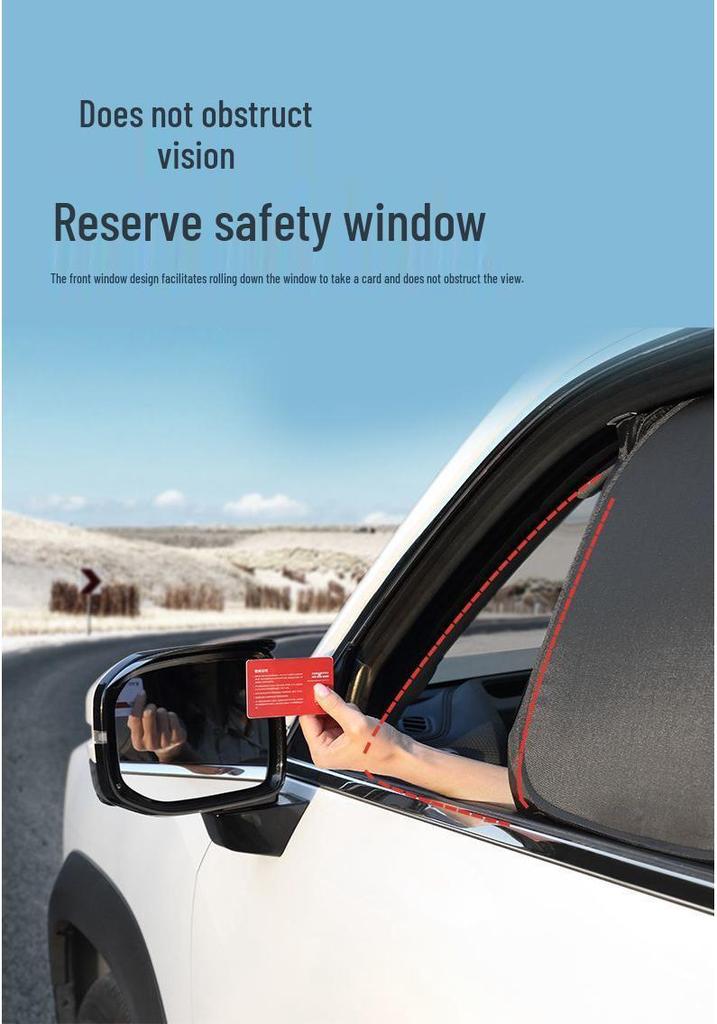 E18 Car Sunshade Blackout Curtains for Heat Insulation & Privacy
