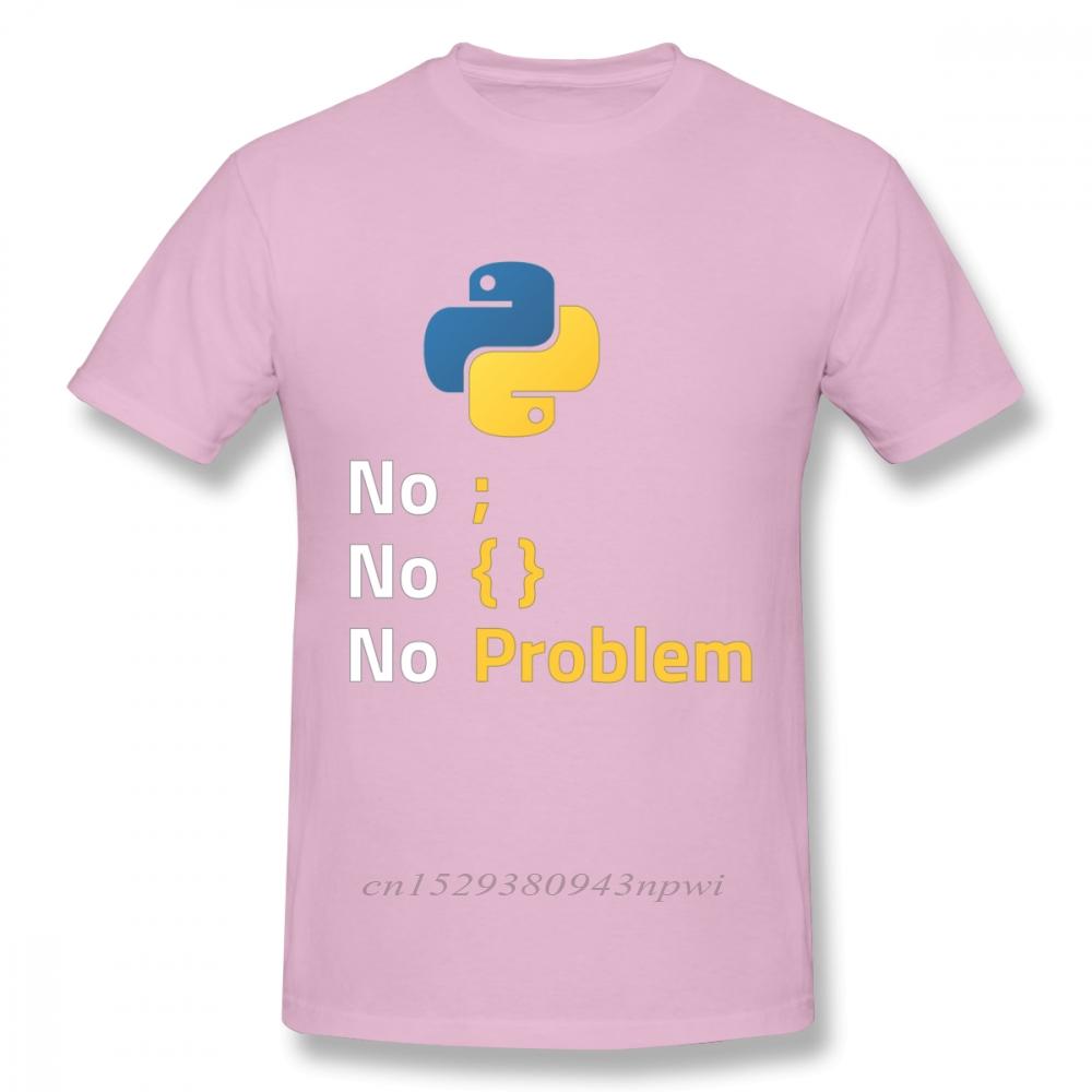 Computer Programming Language Python T Shirt Design For Code Programmer Homme Tee Shirt Crewneck Camiseta
