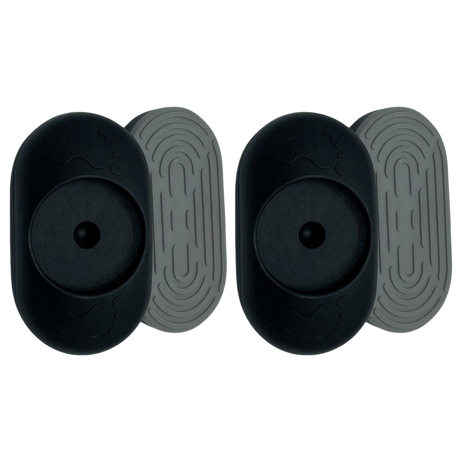 

4 шт. Защитная накладка на стену для лестничных ворот, удлинительная накладка для детских ворот, монтируемых под давлением, предотвращает повреждение стен и отделки чёрный