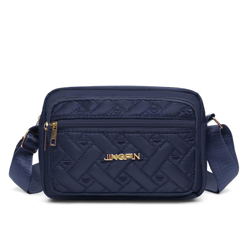 Unisex Casual Shoulder Bag - Adjustable Shoulder Strap, Multi Compartment Design, Portable and Lightweight, Suitable for Daily Commuting and Travel
