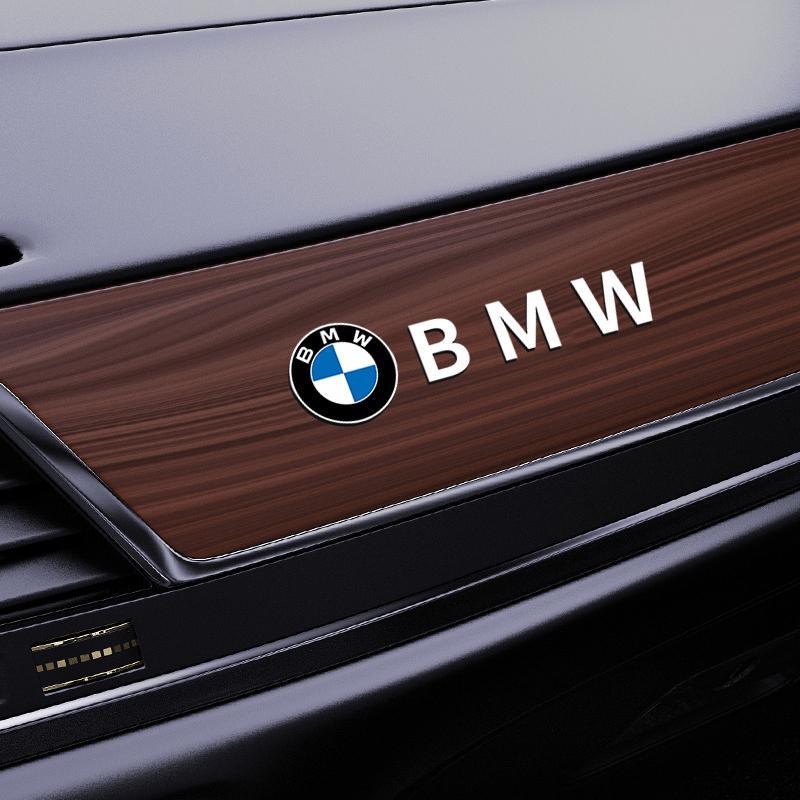 SJT88-66 Car Interior Sticker Creative Emblem Badge Sticker Waterproof For BMW M X1 X3 X5 X6 E90 E70 F30 F10 F20 E87 E60 E39 bzdn55