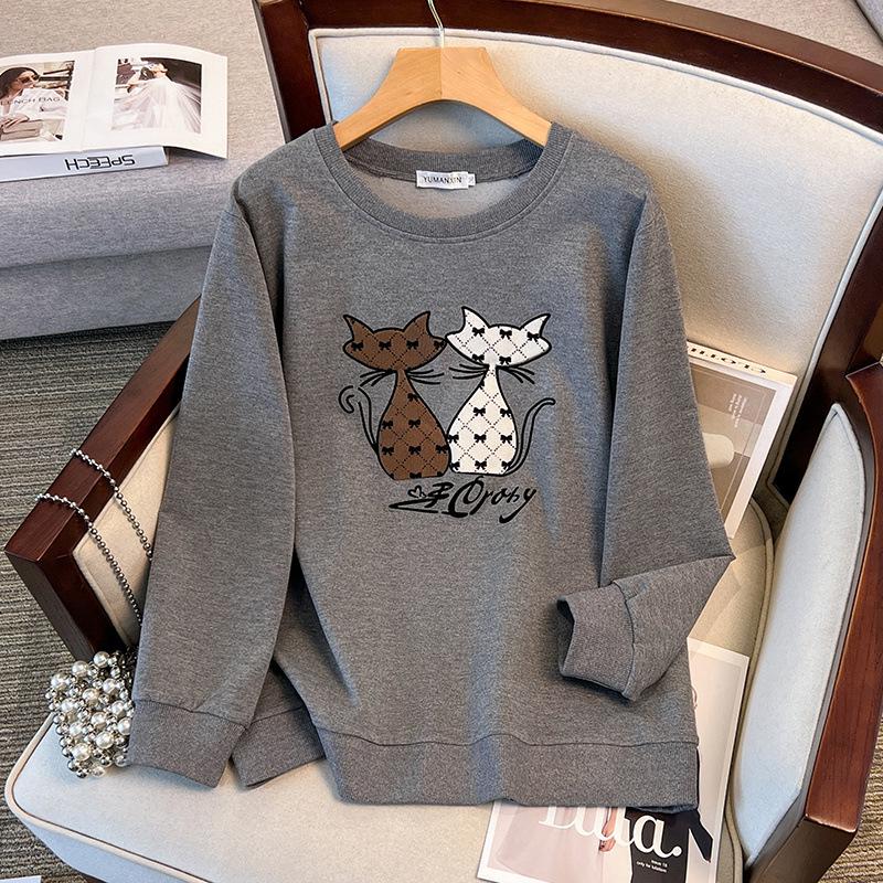 Plus Size Autumn Hoodie - Sizes 150/160/170 - Loose Fit for 200/350/300 Jin