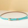 NEW 1Pc 105CM 11 Fashion Candy Colors Womens Decorative Leather Belt Skinny Thin Dress Belt Waist Belt Waistband