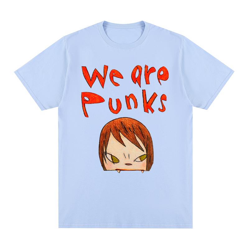 

Yoshitomo Nara We Are Punks Kawaii Cute Anime Tshirt Cotton Unisex T shirt New TEE TSHIRT Women s Tops 3XL