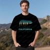 California Bear Vintage Retro Nature Hiking Souvenir Gift TShirt Natural Forest Tee Tops Men Daily Crewneck Cotton Short Sleeve