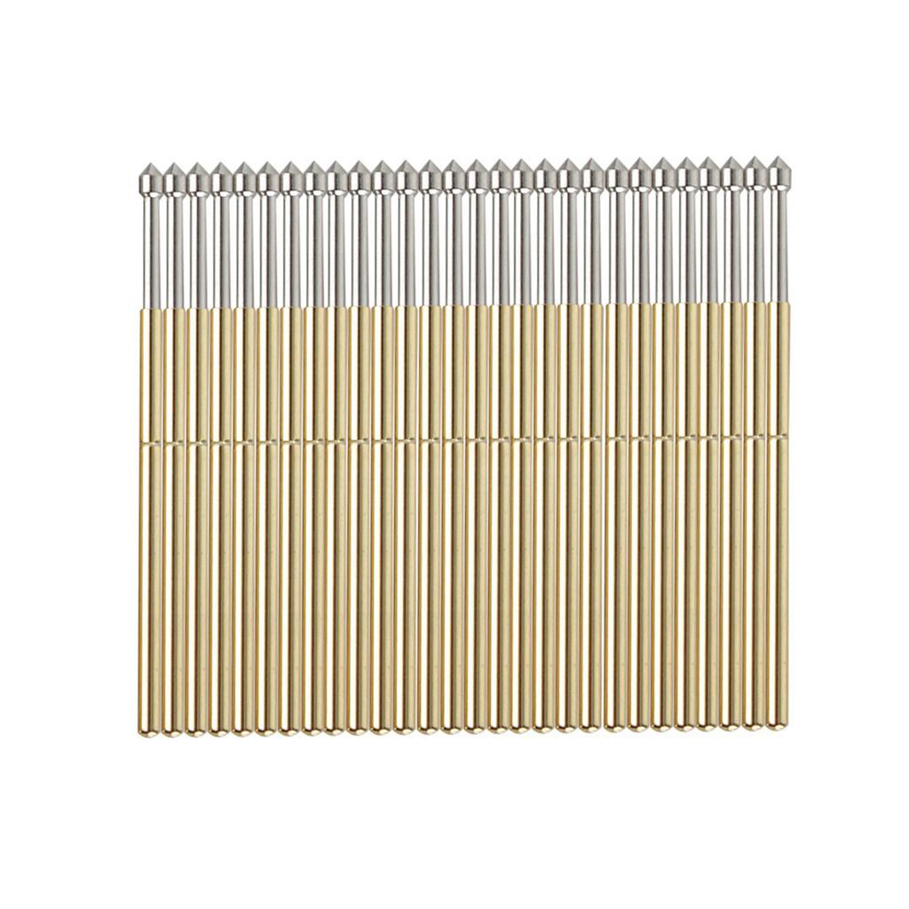 100x P50J1P50B1P75B1P75E2P100E2 Federprüfspitze Runde Pogo Pin Werkzeuge