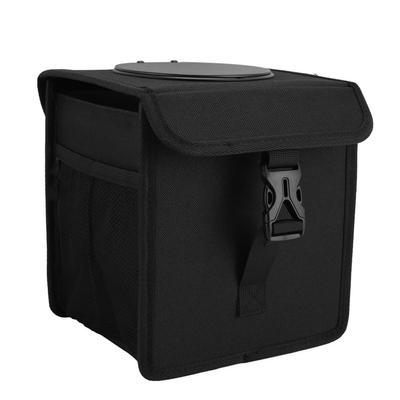 Foldable Car Trash Can with Lid Leakproof Waterproof Multifunction Portable Hanging Car Garbage Can