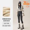 Autumn and winter new women's outer wear fleece thickened warm and thin versatile slim-fitting threaded cotton high-waisted leggings