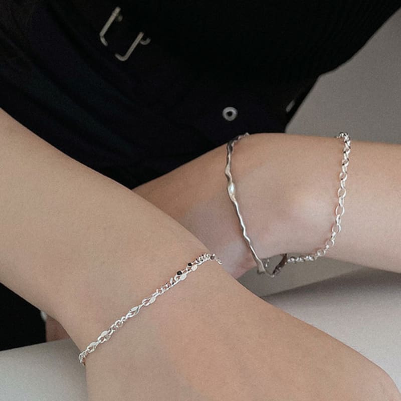 ctwins Silver925 Mixed Chain Bracelet