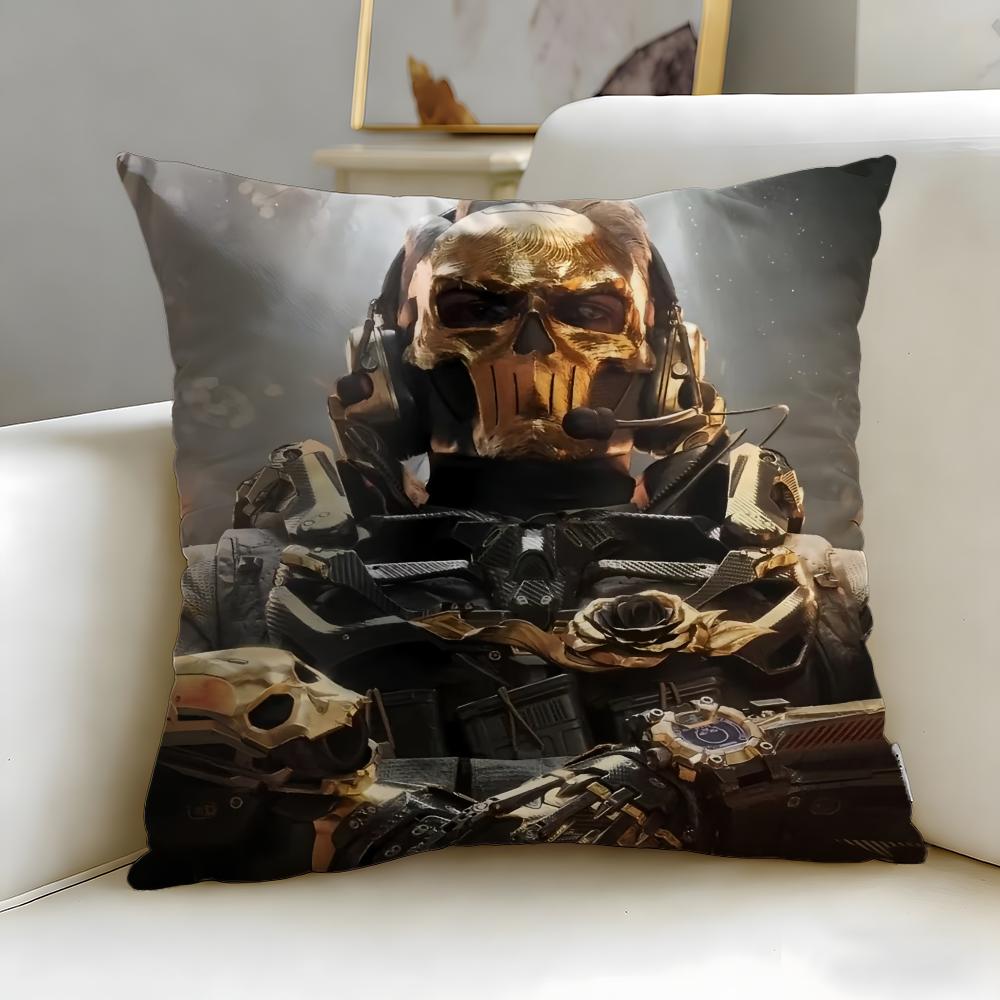 classic game Delta Force Cushion Cover Soft  EasyWash Pillow Case  Versatile for Couch Bed Travel and Office