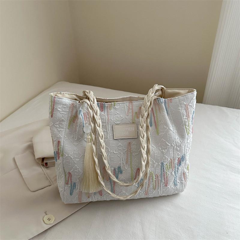 2024 Summer New Fashionable Shoulder Tote Bag Stylish Casual Large Capacity Women