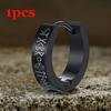 1Pc Norse Viking Runes Hoop Earrings for Men Women Stainless Steel Huggie Hoop Earrings For Male Fashion Wedding Party Jewelry