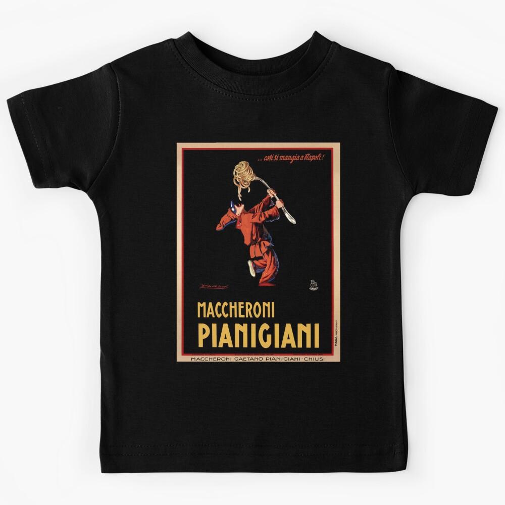 Vintage Poster Italian Macaroni Kids T-Shirt 140