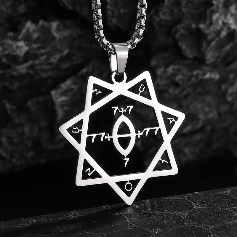 Stainless Steel Christian Eucharist Halo Grape Juice Cross Necklace Men Women Catholic Holy Spirit Church Jewelry