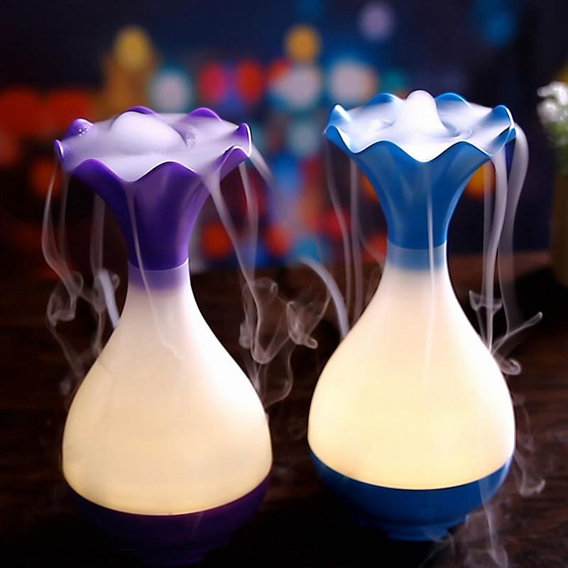 Shape Usb Bottle Aromatherapy Humidifier Home Ultrasonic Silent With Light Night