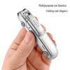 New Stainless Steel Anti-Splash Sports Car Nail Clipper - Large Nail Cutter for Pedicures