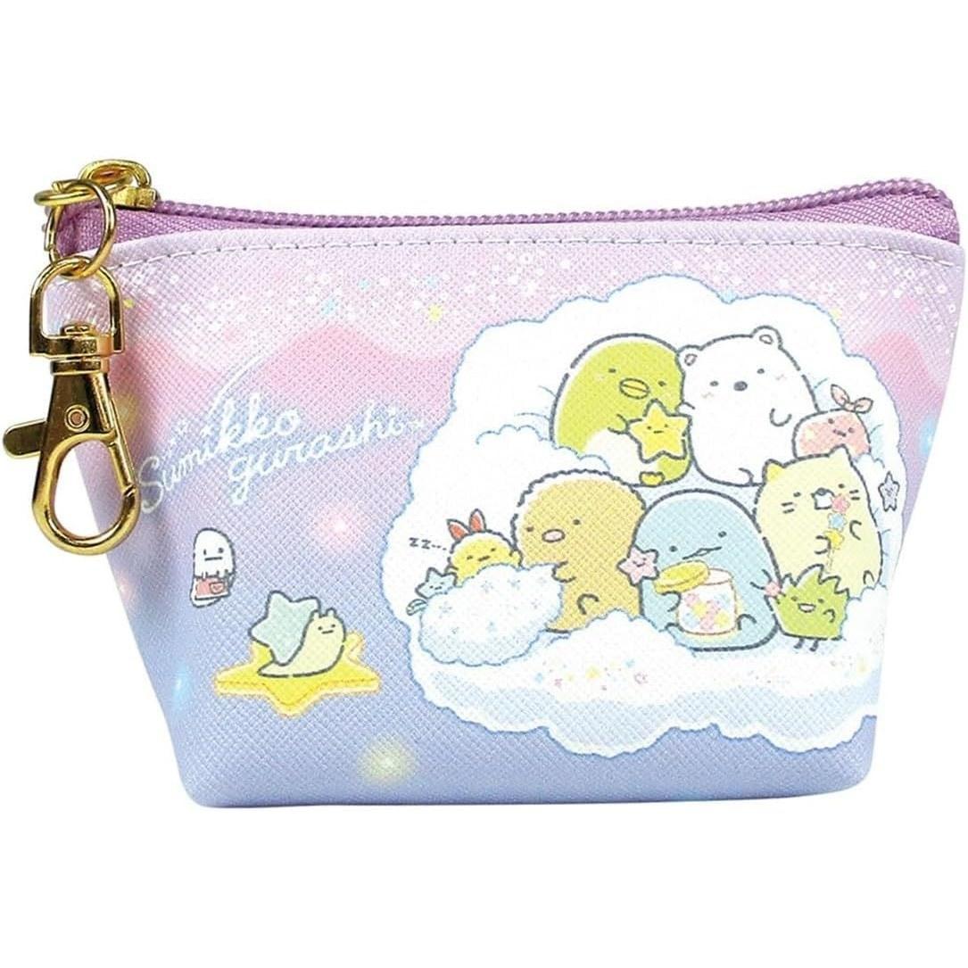 Character Triangle Pouch Mini Backpack Demon Slayer Opanchu Usagi (Triangle Sumikkogurashi Starry Walk On Clouds)