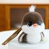 New Cute Little Tit Doll Pendant Keychain Color Bird Plush Toy Schoolbag Keychain