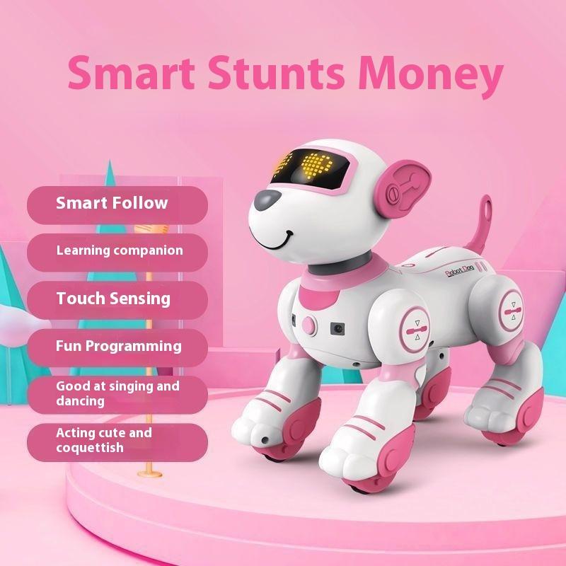 Intelligenter Früherziehungs-Roboterhund Roboter Kinderspielzeug Pädagogisch Junge Elektrisch 1-3 Jahre Hundeklub Neujahrsgeschenk
