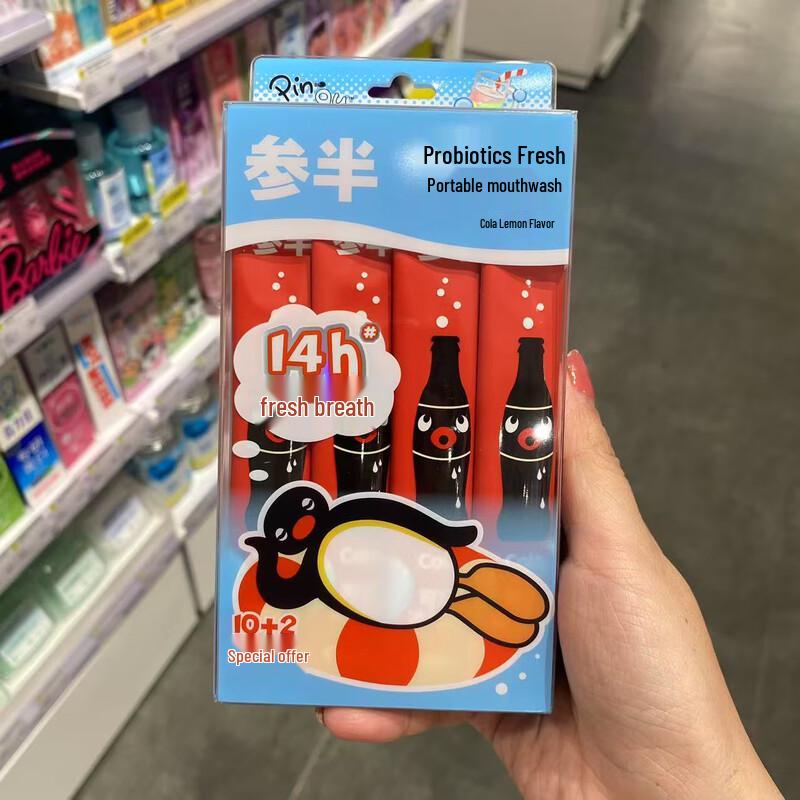 Semibio Probiotic Portable Mouthwash - Cola & Iced Lemon 2-Pack