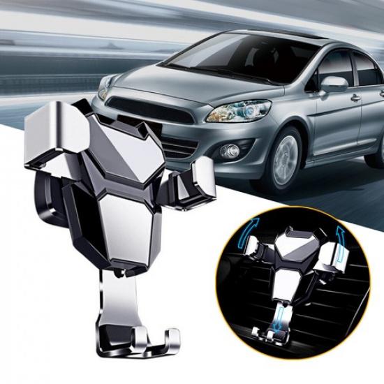 Gravity Phone Holder Car Air Vent Mount Cradle Stand Metal For GPS Mobile Phone